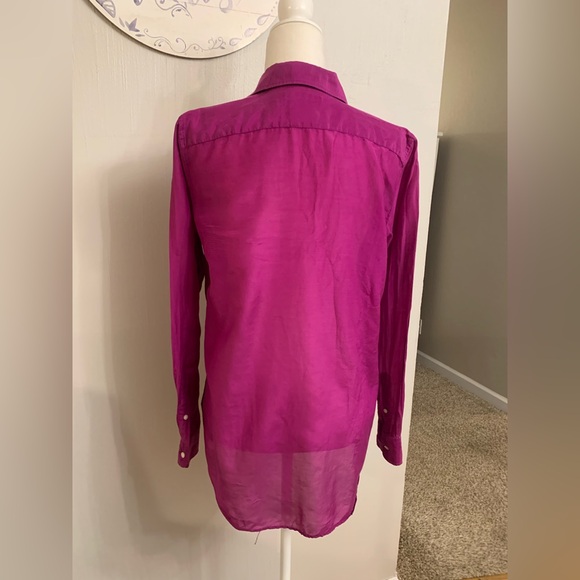 Ralph Lauren Magenta Button-Down Shirt - Picture 4 of 6